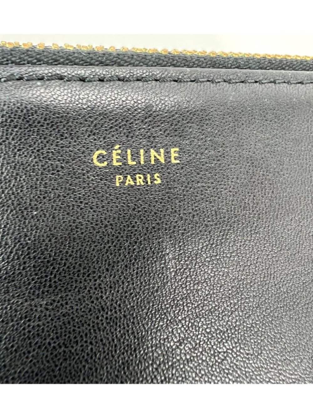 Celine Smooth Lambskin Small Trio Crossbody Black Bag - Picture 15 of 16